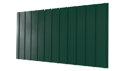 Профнастил С10 1170/1100x0,45 мм, Полиэстер RAL 6005