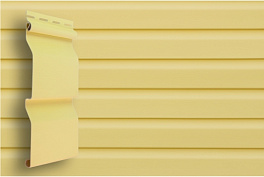 Виниловый сайдинг Grand Line Корабельная доска, Classic Standart золотой песок