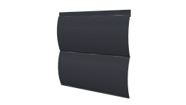 Сайдинг Блок хаус Полиэстер 0,5 мм, RAL 7024