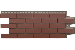 Фасадная панель Grand Line Клинкерный кирпич, Design Plus корица темно-бежевый шов