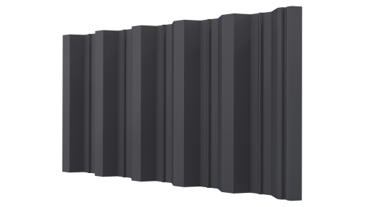 Профнастил НС44 1050/1000x0,45 мм, V-MATT RAL 7024