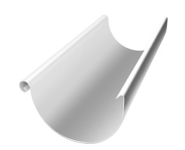 Желоб полукруглый 3 м, RAL 9003