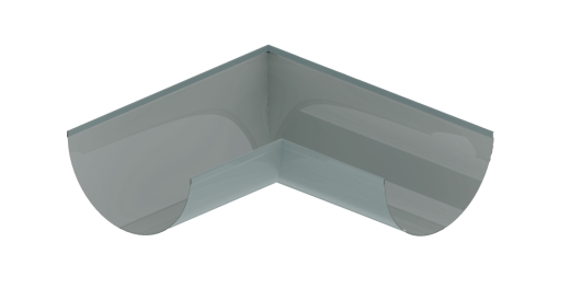Желоб угловой 90° 400x400 м, цинк