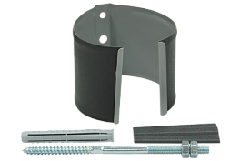 Кронштейн трубы на кирпич, RAL 7024/7024