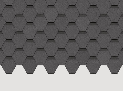 Гибкая черепица Döcke Standard Сота, Серый