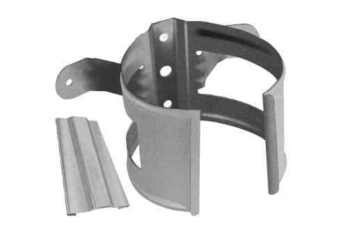 Кронштейн трубы на дерево, цинк