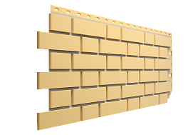 Фасадная панель Döcke Флемиш, жёлтый жженый