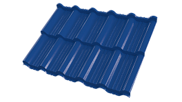 Металлочерепица Энигма 1171/1100x0,45 мм, Полиэстер 5005