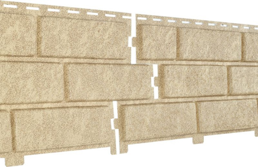 Сайдинг Stone-House Кирпич, песочный