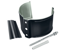 Кронштейн трубы на кирпич