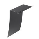 Универсальный околооконный профиль 89/254, графит