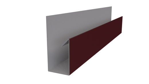 Планка завершающая сложная 30x25x45x2000 мм, MATT