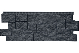 Фасадная панель Grand Line Дикий камень, Classic серый