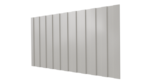 Профнастил С8 1200/1150x0,5 мм, Полиэстер RAL 9002