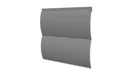 Сайдинг Блок хаус Полиэстер 0,4 мм, RAL 9006