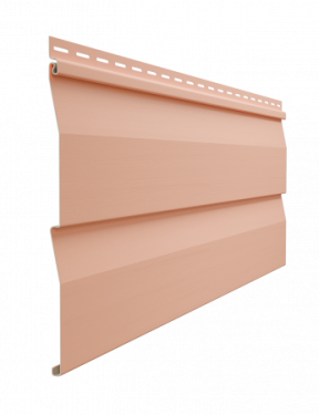 Виниловый сайдинг Döcke Корабельный брус, персик