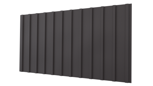 Профнастил С10 1170/1100x0,5 мм, V-MATT RAL 8019