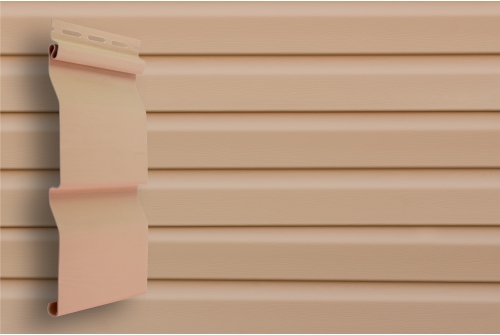 Виниловый сайдинг Grand Line Корабельная доска, Classic Color Plus персиковый