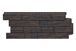 Фасадная панель Grand Line Сланец, Design Plus орех