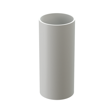 Труба водосточная 1 м, RAL 9003