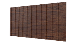 Профнастил С10 1170/1100x0,45 мм, Printech Темное дерево
