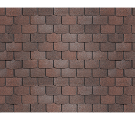 Однослойная черепица Технониколь SHINGLAS, коллекция Классик, Мрамор