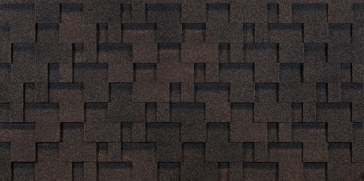 Гибкая черепица Döcke Eurasia Лабиринт, Коричневый