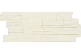 Фасадная панель Grand Line Сланец, Classic молочный