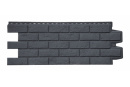 Фасадная панель Grand Line Состаренный кирпич, Classic графит