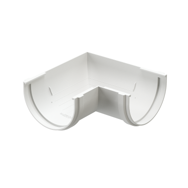 Угловой элемент желоба универсальный 90°, RAL 9003