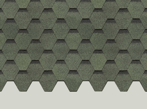 Гибкая черепица Döcke Europa Карат, Зеленый