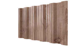 Профнастил НС35 1055/1000x0,45 мм, Printech Дуб графит