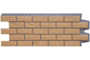 Фасадная панель Grand Line Состаренный кирпич, Design Plus солома темно-бежевый шов