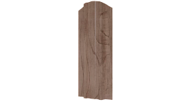 Металлический штакетник Евротрапеция Printech 0,45 мм, Светлое дерево