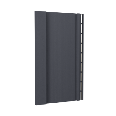 Виниловый сайдинг Döcke Вертикальный, графит