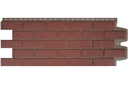 Фасадная панель Grand Line Состаренный кирпич, Design Plus корица темно-бежевый шов