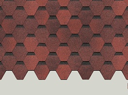 Гибкая черепица Döcke Europa Карат, Красный