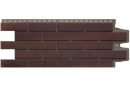 Фасадная панель Grand Line Клинкерный кирпич, Design Plus кофе темно-бежевый шов