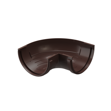 Угловой элемент желоба внешний 90°, RAL 8019