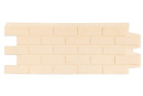 Фасадная панель Grand Line Состаренный кирпич, Classic бежевый