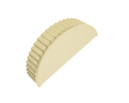 Заглушка конька круглого простая R110 Полиэстер