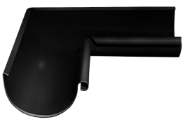 Угол желоба внутренний 90⁰, RAL 9005/9005