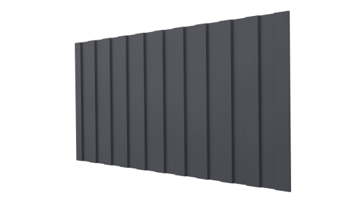 Профнастил С8 1200/1150x0,45 мм, MATT RAL 7024