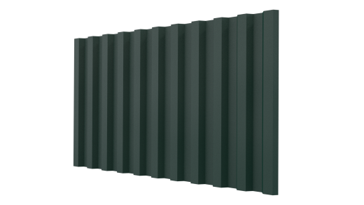 Профнастил НС21 1065/1010x0,45 мм, MATT RAL 6005