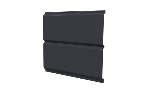 Сайдинг Евробрус Полиэстер 0,5 мм, RAL 7024