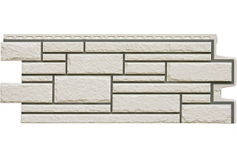 Фасадная панель Grand Line Камелот, Design (шов 7006) молочный