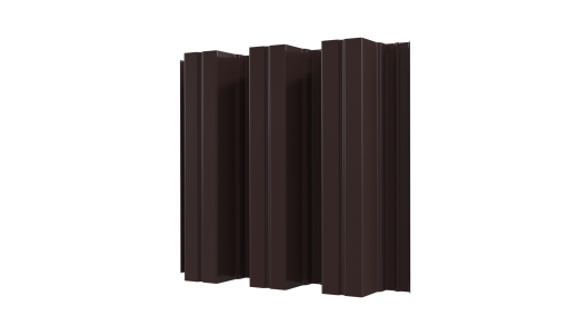 Профнастил Н114 670/620x0,5 мм, Полиэстер RAL 8017