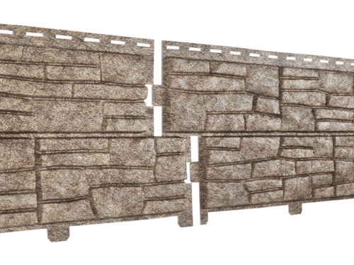 Сайдинг Stone-House Сланец, бурый