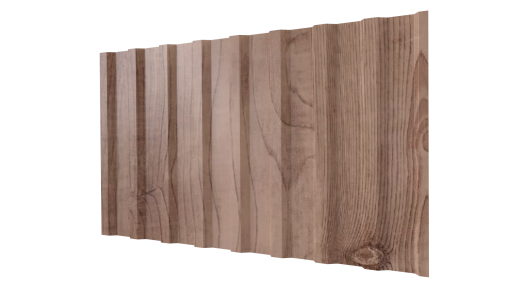 Профнастил НС18 1150/1100x0,45 мм, Printech Светлое дерево