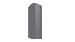 Металлический штакетник Европланка Полиэстер 0,45 мм, RAL 7004